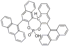 (11bS)-2,6-Di-9-anthracenyl-4-hydroxy-4-oxide-dinaphtho[2,?1-?d:1',?2'-?f]?[1,?3,?2]?
dioxaphosphepin
